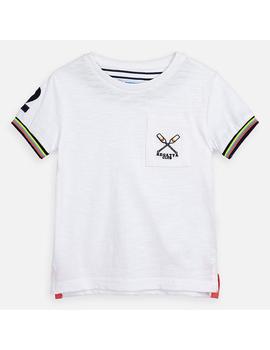 Camiseta Mayoral Regata Club Blanca Mini Niño