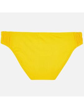 Bikini Mayoral Apliques Flores Amarillo Mini Niña