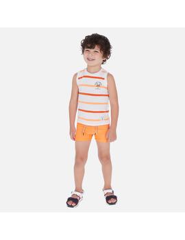 Set Bañadores Mayoral Piña Naranja Mini Niño