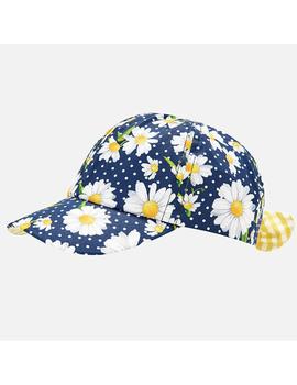 Gorra mayoral Flores Bebe Amarilla-Marino Bebe Niñ