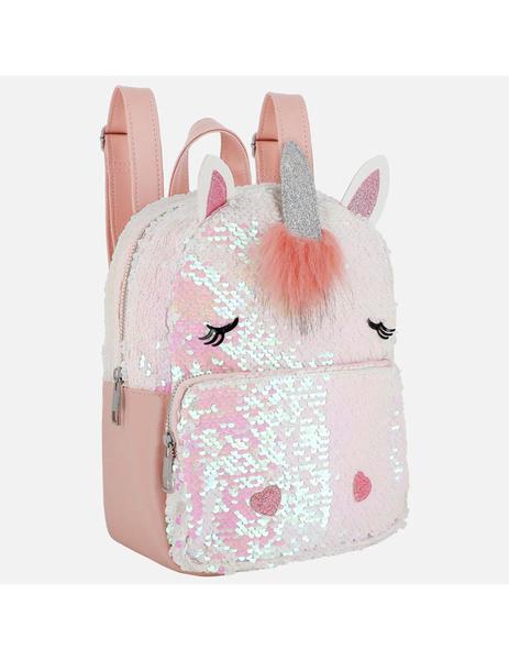 Mochila Unicornio Lentejuela Para Niña