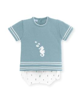 Conjunto Mac-Ilusión Caballo Mar Nilo Para Bebe