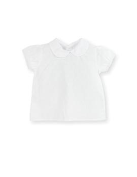 Camisa Mac-Ilusión Plumeti Blanca Para Bebe
