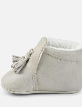 Botitas Mayoral Polipiel Gris Bebe
