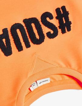 Sudadera Name it  #SQUAD Naranja Mini Unisex