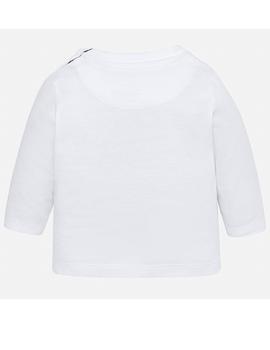 Camiseta Mayoral  Manga Larga Osos Blanca