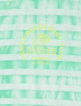 Camiseta Name it Tie-dye Verde Kids Niño