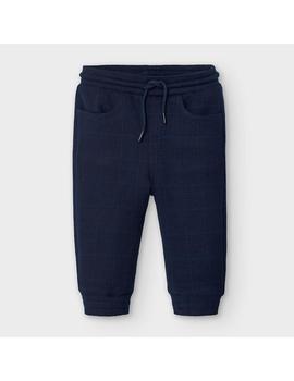 Pantalon Mayoral Jogger Cuadros Azul  Bebe Niño