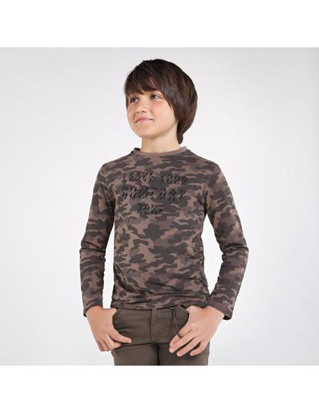 Camiseta Mayoral Camuflaje Trufa Kids Ni o