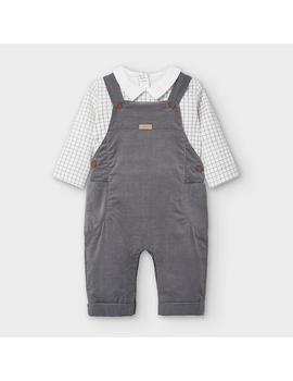 Conj. peto Micropana Gris Bebe Niño