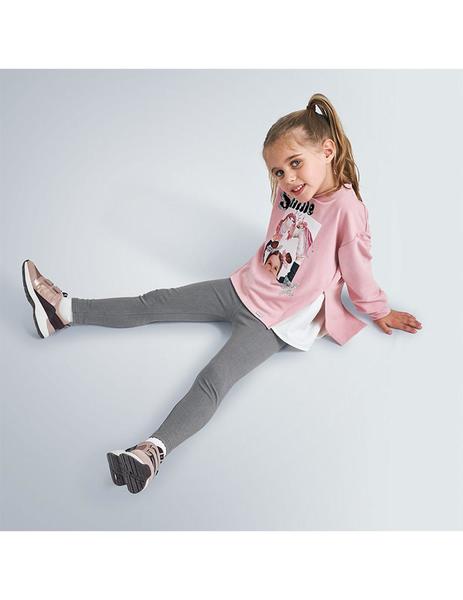 leggings Mayoral knit denim Mini Niña