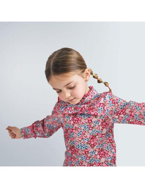 Blusa Mayoral Flores Mini Niña
