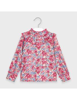 Blusa Mayoral Flores Cereza Mini Niña