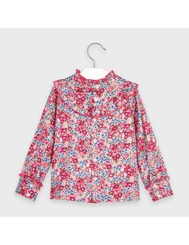 Blusa Mayoral Flores Cereza Mini Niña