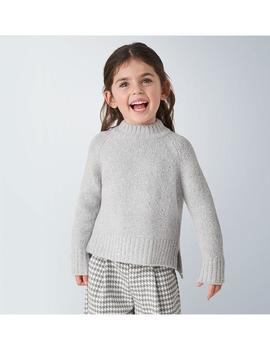 Jersey Mayoral Lentejuelas Gris Mini Niña