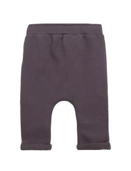 Pantalón Newness Cagado Pompones Gris Bebe Niña