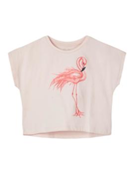 Camiseta Name it Flamenco Rosa Kids Niña