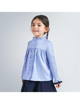 Blusa mayoral Volante Azul Mini Niña