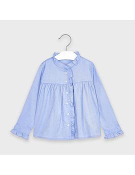 Blusa mayoral Volante Azul Mini Niña