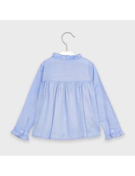 Blusa mayoral Volante Azul Mini Niña