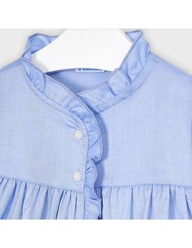 Blusa mayoral Volante Azul Mini Niña