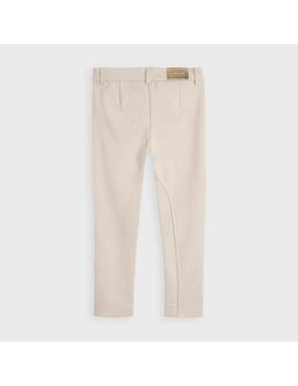 Pantalón Largo Mayoral Brillo Beige Mini Niña