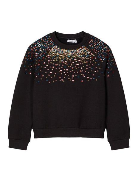 Sudadera negra niña shop