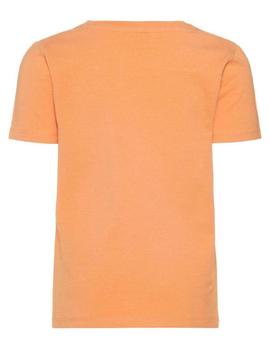 Camiseta Mono Naranja Niño Name it