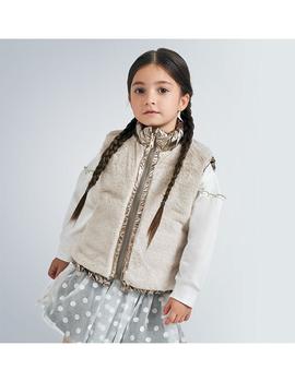 Chaleco Mayoral Reversible Dorado Mini Niña