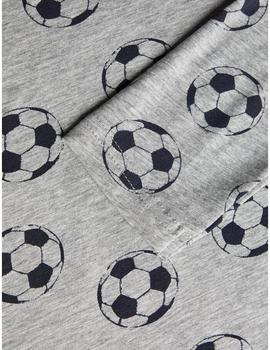 Pijama Name it Pelotas Football Gris Kids Niño