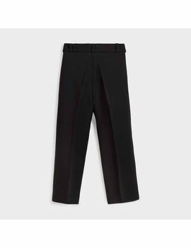 Pantalon Mayoral Cropped Fluido Negro Niña