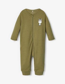 Pijama Name it Girafa Verde Para Bebe