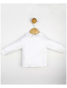 Camisa Popys Plumeti Blanca Para Bebe