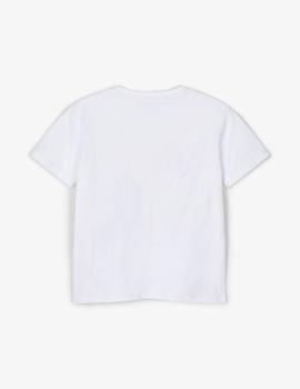 Camiseta Name it Tixi Ss Blanca Para Niña