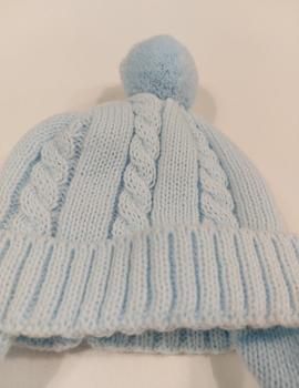 Gorro Popys Ochos Azul Para Bebe