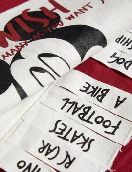 Camiseta Name It Mickey Granate Niño