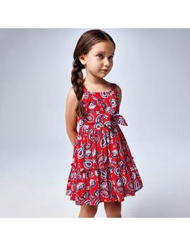 Vestido Mayoral Estampado Amapola Para Niña