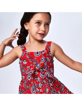 Vestido Mayoral Estampado Amapola Para Niña