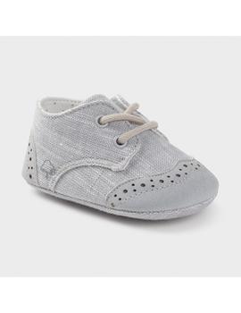 Zapatos Mayoral Combinados Gris Para Bebé Niño