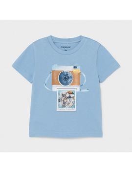 Camiseta Mayoral  M/c Lenticular Lavanda Para Bebé Niño