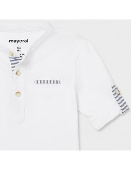 Camiseta Mayoral  M/l Panadera Blanca Para Bebé Niño