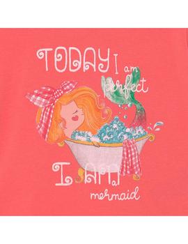 Camiseta Mayoral Sirena Coral Para Bebé