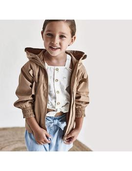Bluson Mayoral  Estampado Flocado Crudo Para Niña