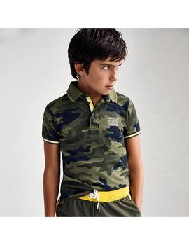 Polo Mayoral  M/c Estampado Suculenta Para Niño