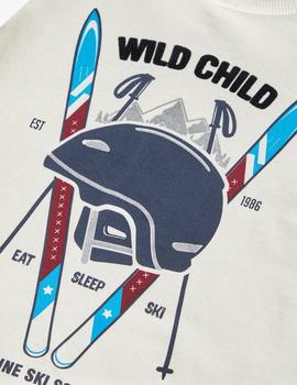 Camiseta Name it Wild Child Cruda Mini Niño