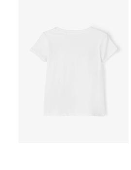 Camiseta Name it Mariposa Blanca Para Niña