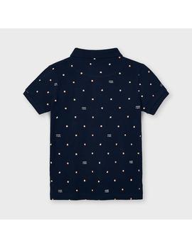 Polo Mayoral Estampado Marino Para Niño