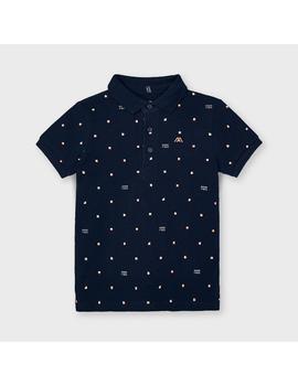 Polo Mayoral Estampado Marino Para Niño