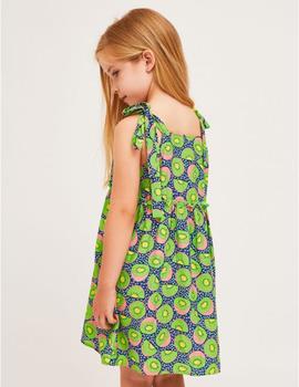 Vestido Compañia Estampado Kiwis Para Niña