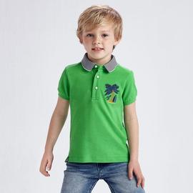 Polo Mayoral  M/c Bordados  Matcha Para Niño